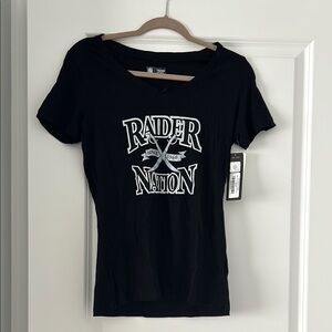 Team Apparel Black Women's Raider Nation Top